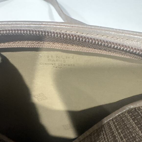 Givenchy, Rare, Collectible, Crossbody, Brown, Taupe W/Leather Trim, 4G Logo - Picture 13 of 16